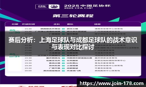 赛后分析：上海足球队与成都足球队的战术意识与表现对比探讨